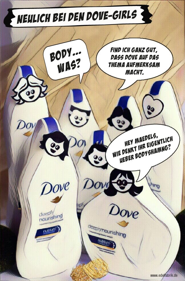#realbeauty Kampagne von Dove gegen Bodyshmaing