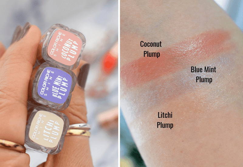 Alle Farben der L'Oréal Paris Color Riche Plump & Shine Lippenstifte im Swatch