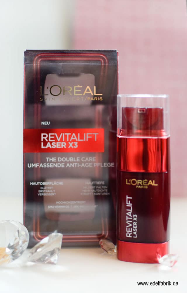 L'Oréal Revitalift Laser X3 The Double Care Anti-Age Pflege, Test