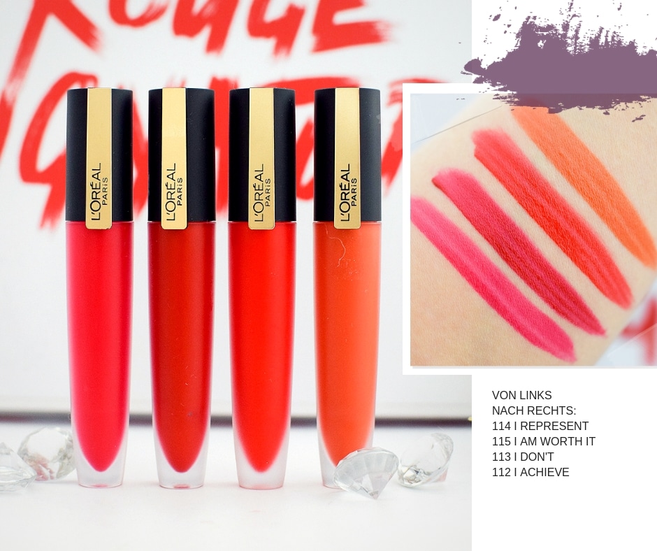 L'Oréal Paris Rouge Signature, wie gut sind die neuen Lippenstifte?