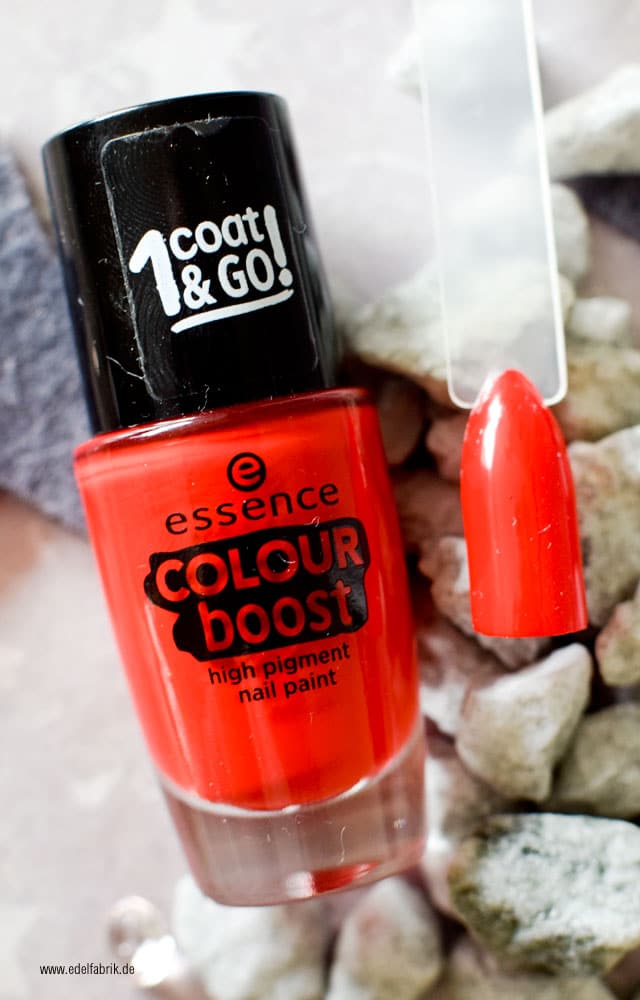 essence color boost, 03 instant kiss, swatch