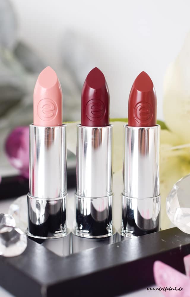 essence, Sortimentsupdate Herbst Winter 2016, sheer and shine lipstick, swatch