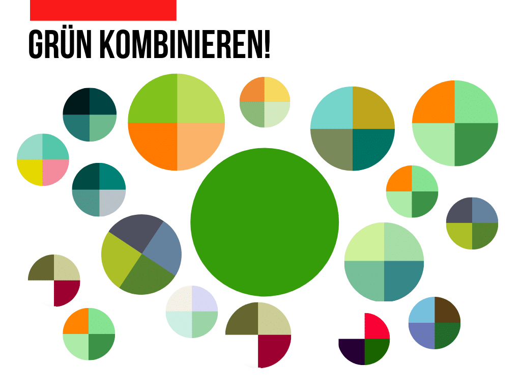 Grün-kombinieren-Farbschema