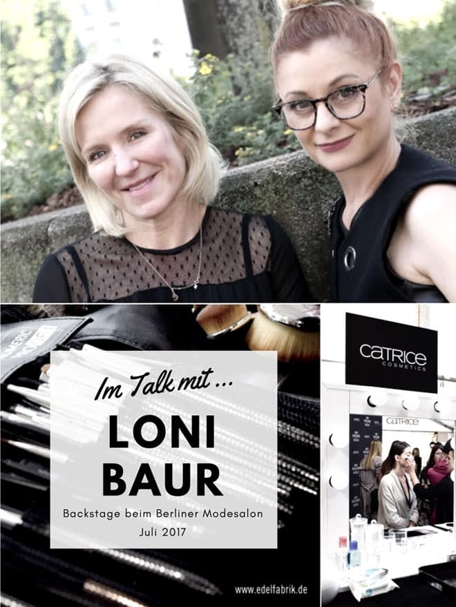 Der Berliner Modesalon Backstage, Gespräch mit Loni Baur