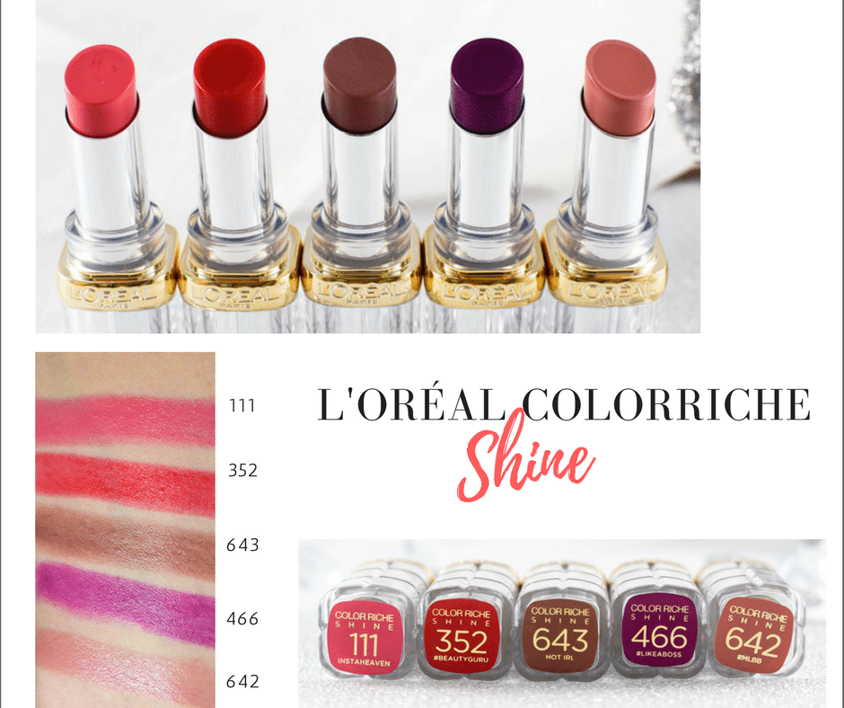 L'oréal Paris Color Riche Shine Lippenstifte