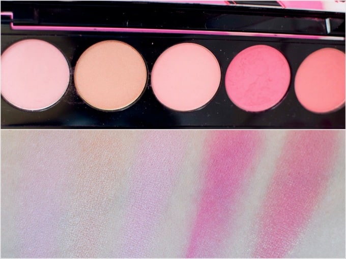 L'Oréal Infaillable Blush Paint Palette The Pinks, Swatch