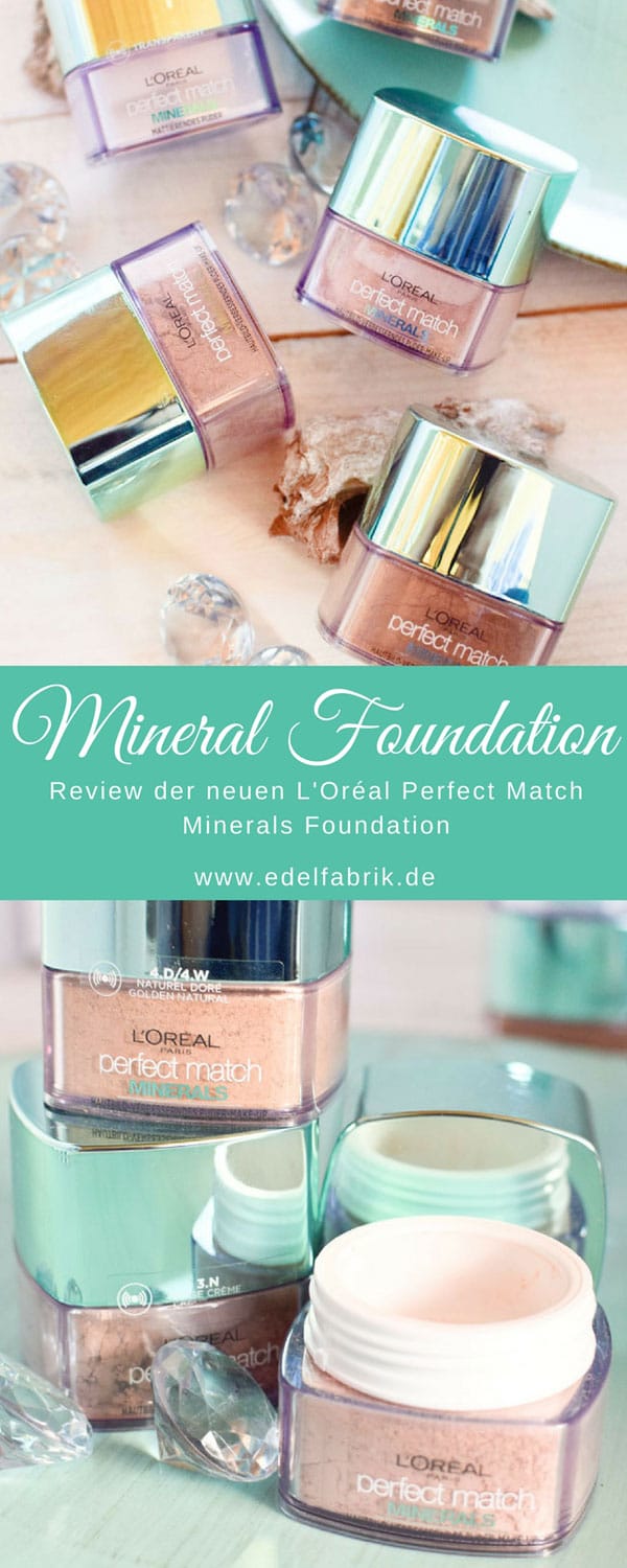 L'Oréal Perfect Match Minerals Foundation, Test, Türkis