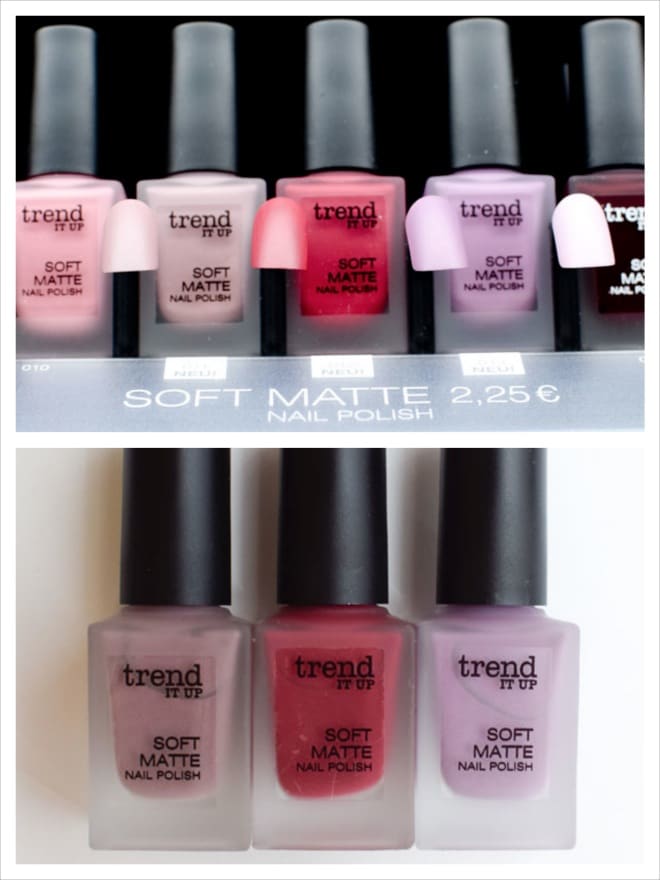trend IT UP Soft Matte Nagellacke, neues Sortiments Update, 2017