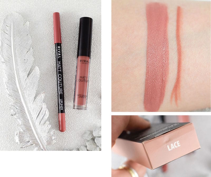 Rival de Loop Matt Couture Lip Kits Limited Edition, Lace Swatch