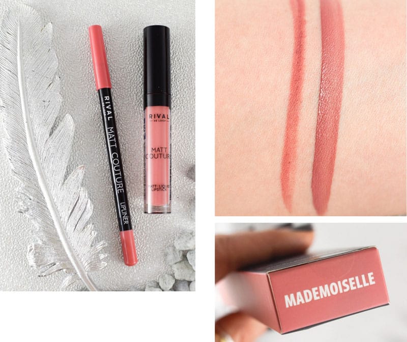 Rival de Loop Matt Couture Lip Kits Limited Edition, Madmoiselle, swatch