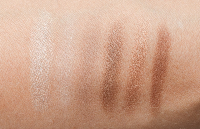 catrice swatch chocolate nude palette