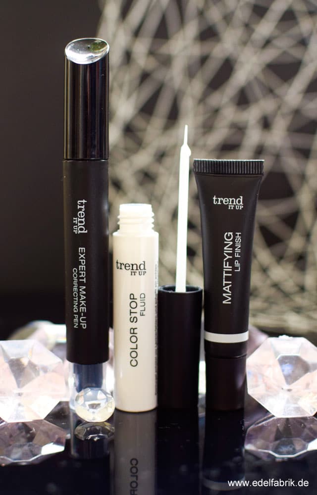 trend IT UP, Correcting Make-Up Pen, Color Stop Fluid, Mattifying Lipfinish