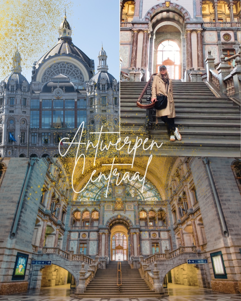Antwerpen Sehenswürdigkeiten der Bahnhof Antwerpen Centraal.