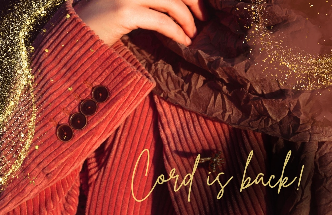 Cordblazer in Rot